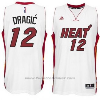 Maglia Miami Heat Goran Dragic #12 Bianco