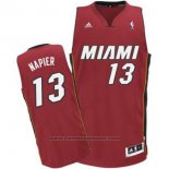 Maglia Miami Heat Shabazz Napier #13 Rosso