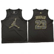 Maglia Michael Jordan #23 Nero Or