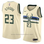 Maglia Milwaukee Bucks Ersan Ilyasova #23 Citta 2018 Crema