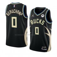 Maglia Milwaukee Bucks Marjon Beauchamp #0 Statement 2022-23 Nero