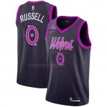 Maglia Minnesota Timberwolves D'angelo Russell NO 0 Citta 2018-19 Viola