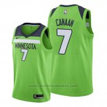 Maglia Minnesota Timberwolves Isaiah Canaan #7 Statement Verde
