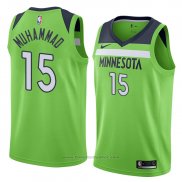 Maglia Minnesota Timberwolves Shabazz Muhammad #15 Statement 2018 Verde