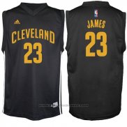 Maglia Moda Nero Cleveland Cavaliers LeBron James #23 Nero