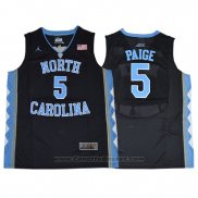 Maglia NCAA North Carolina Tar Heels Marcus Paige #5 Nero