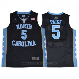 Maglia NCAA North Carolina Tar Heels Marcus Paige #5 Nero