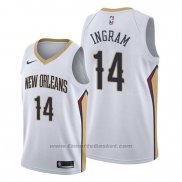 Maglia New Orleans Pelicans Brandon Ingram #14 Association Bianco
