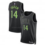 Maglia New Orleans Pelicans Brandon Ingram #14 Citta 2023-24 Nero