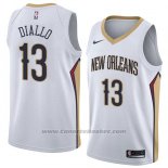 Maglia New Orleans Pelicans Cheick Diallo #13 Association 2018 Bianco