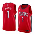 Maglia New Orleans Pelicans Jameer Nelson #1 Statement 2018 Rosso