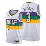 Maglia New Orleans Pelicans Nikola Mirotic #3 Citta Edition Bianco