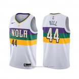 Maglia New Orleans Pelicans Solomon Hill #44 Citta Bianco