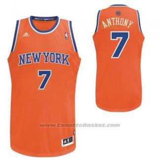 Maglia New York Knicks Carmelo Anthony #7 Arancione