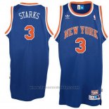 Maglia New York Knicks John Starks #3 Retro Blu