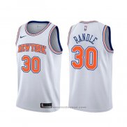 Maglia New York Knicks Julius Randle #30 Statement Bianco
