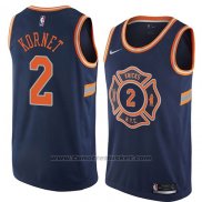 Maglia New York Knicks Luke Kornet #2 Citta 2018 Blu