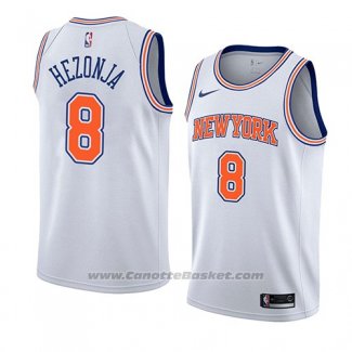 Maglia New York Knicks Mario Hezonja #8 Statement 2018 Bianco