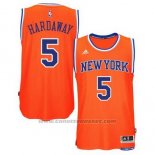 Maglia New York Knicks Tim Hardaway #5 Arancione
