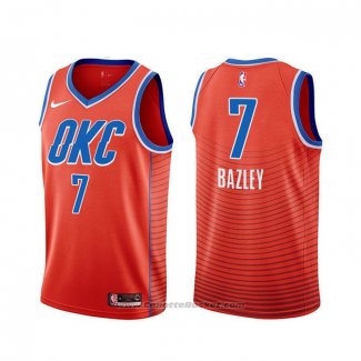 Maglia Oklahoma City Thunder Darius Bazley #7 Statement Arancione