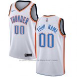 Maglia Oklahoma City Thunder Nike Personalizzate 17-18 Bianco