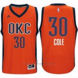 Maglia Oklahoma City Thunder Norris Cole #30 Arancione
