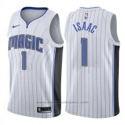 Maglia Orlando Magic Jonathan Isaac #1 Association 2017-18 Bianco