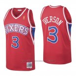 Maglia Philadelphia 76ers Allen Iverson Retro #3 1996-97Rosso