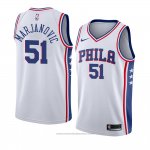 Maglia Philadelphia 76ers Boban Marjanovic #51 Association 2018 Bianco
