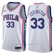 Maglia Philadelphia 76ers Robert Covington #33 Swingman Association 2017-18 Bianco