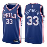 Maglia Philadelphia 76ers Robert Covington #33 Swingman Icon 2017-18 Blu