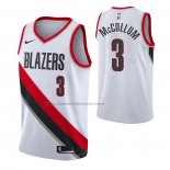 Maglia Portland Trail Blazers C.j. McCollum NO 3 Association 2020-21 Bianco