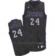 Maglia Ritmo Moda Los Angeles Lakers Kobe Bryant #24 Nero