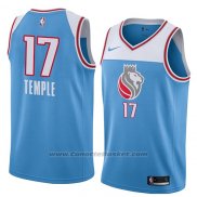 Maglia Sacramento Kings Garrett Temple #17 Citta 2018 Blu