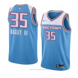 Maglia Sacramento Kings Marvin Bagley Iii #35 Citta 2018-19 Blu