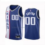 Maglia Sacramento Kings Personalizzate Citta 2023 24 Blu