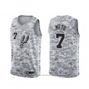 Maglia San Antonio Spurs Chimezie Metu #7 Earned Camuffamento