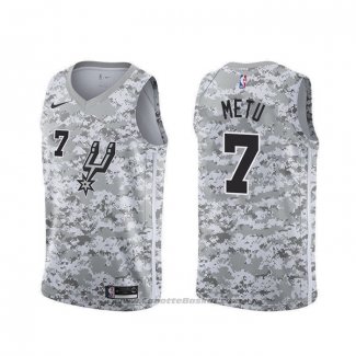 Maglia San Antonio Spurs Chimezie Metu #7 Earned Camuffamento