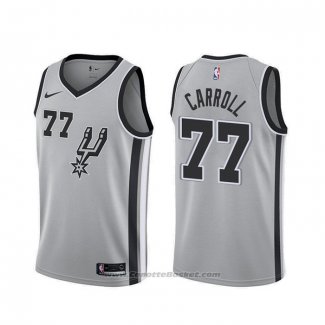 Maglia San Antonio Spurs Demarre Carroll #77 Statement 2019-20 Grigio