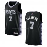 Maglia San Antonio Spurs Josh Richardson #7 Statement 2022-23 Nero