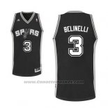 Maglia San Antonio Spurs Marco Belinelli #3 Nero