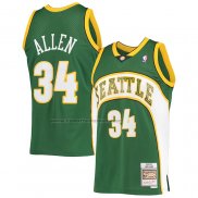 Maglia Seattle Supersonics Ray Allen #34 Mitchell & Ness 2006-07 Verde