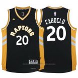 Maglia Toronto Raptors Bruno Caboclo #20 Nero Or