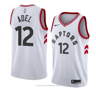 Maglia Toronto Raptors Deng Adel #12 Association 2018 Bianco