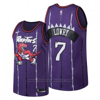 Maglia Toronto Raptors Kyle Lowry #7 Classic Edition Viola