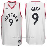 Maglia Toronto Raptors Serge Ibaka #9 2016-17 Bianco