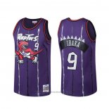 Maglia Toronto Raptors Serge Ibaka #9 Hardwood Classics Viola