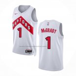 Maglia Toronto Raptors Tracy McGrady #1 Association 2022-23 Bianco