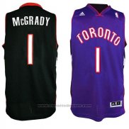 Maglia Toronto Raptors Tracy McGrady #1 Retro Nero Viola