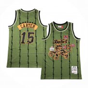 Maglia Toronto Raptors Vince Carter #15 Mitchell & Ness 1998-99 Verde